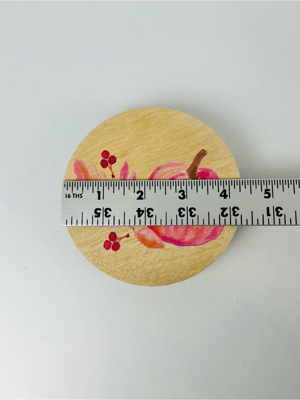 Sand + Fog Sand + Paws 2 Wick 12oz Candle Replacement Pumpkin Wood Lid Pink Tan